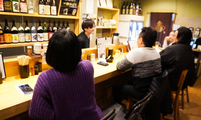 39魚町店のカウンターの様子