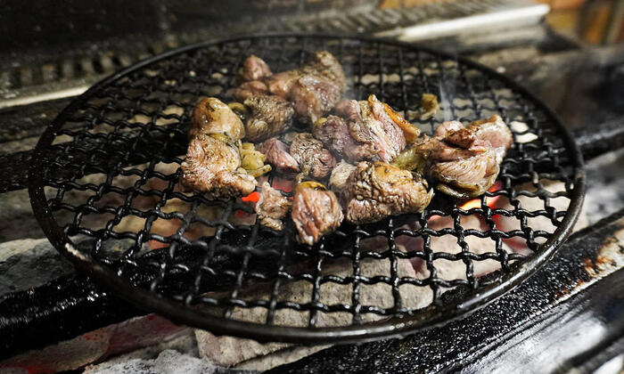 炭火焼きの画像